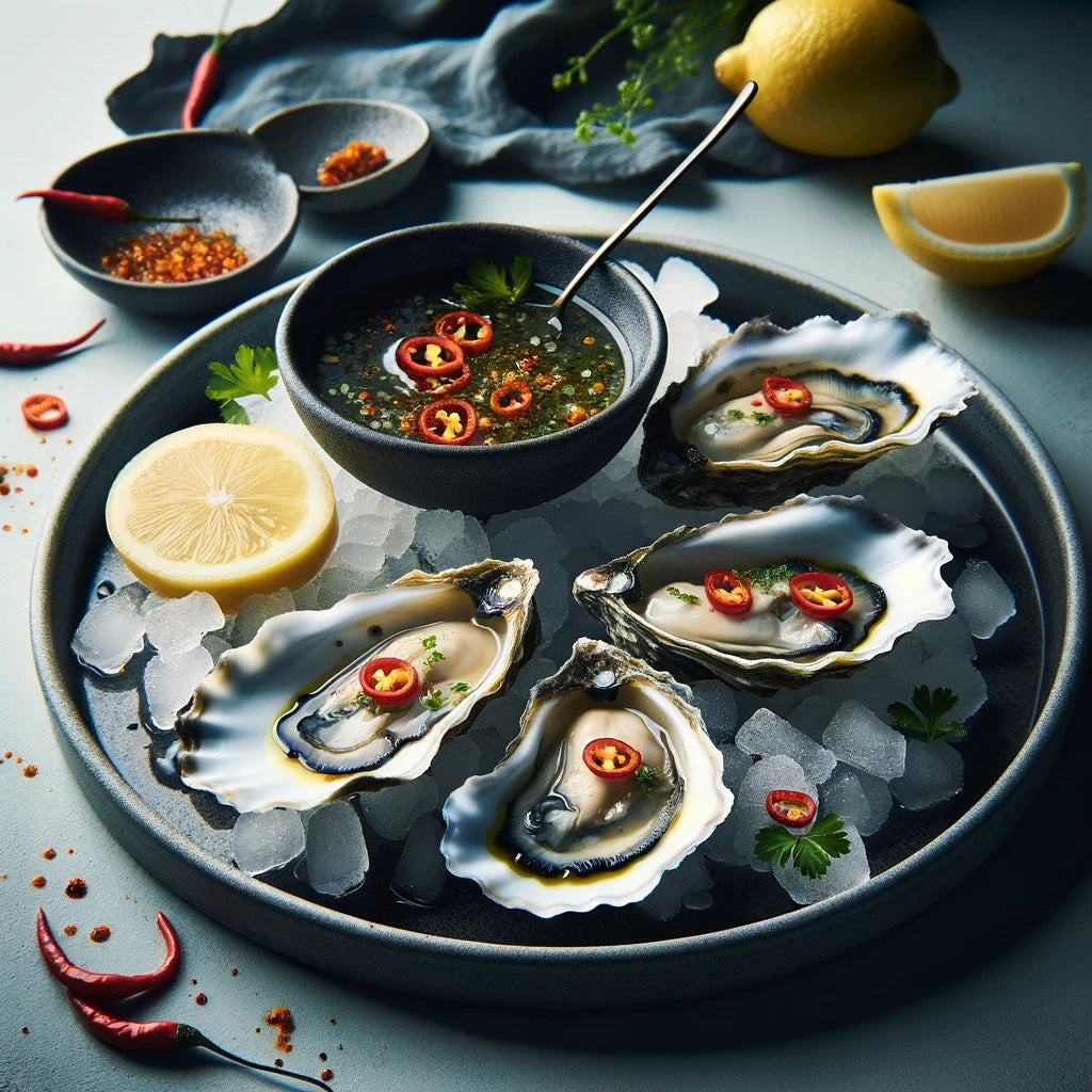 Gourmet Oysters with Mignonette Sauce