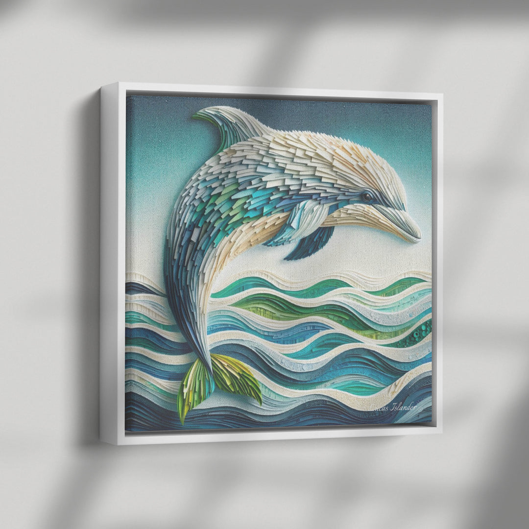 Elevate Your Space with Dolphin Art Canvas Prints by Lucas Islander