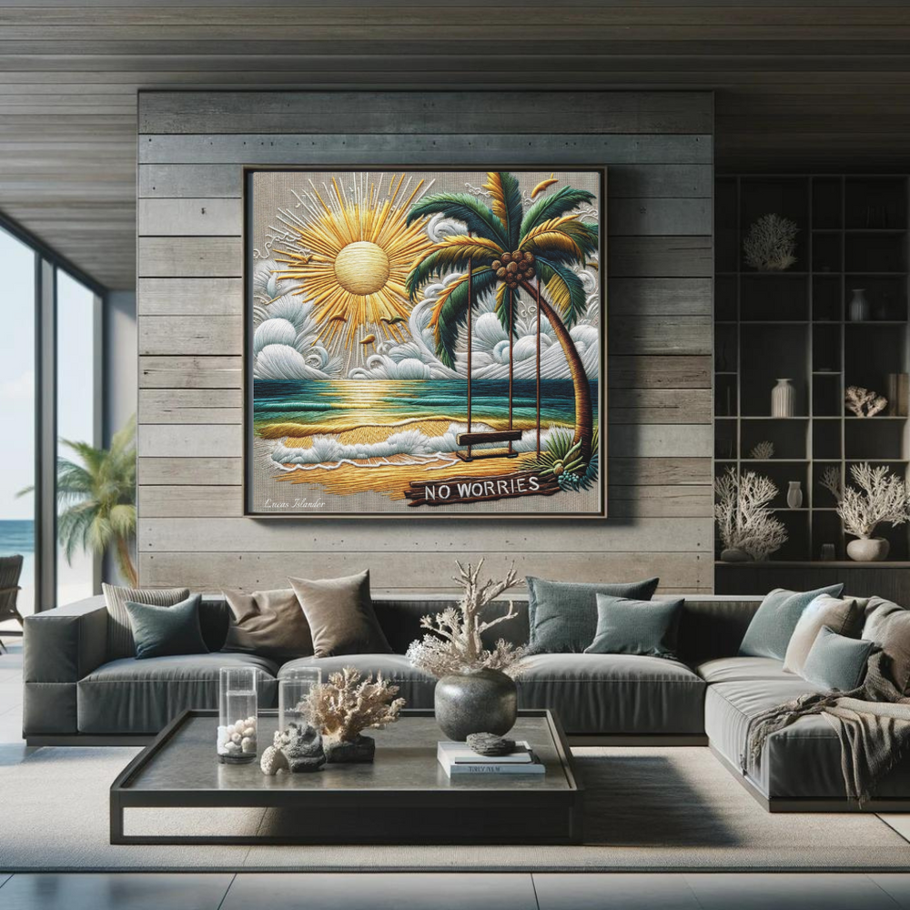 Elevate your space with a daily dose of beach life bliss with our captivating canvas print by Lucas Islander.  Canvas, Stretched, 1.25"