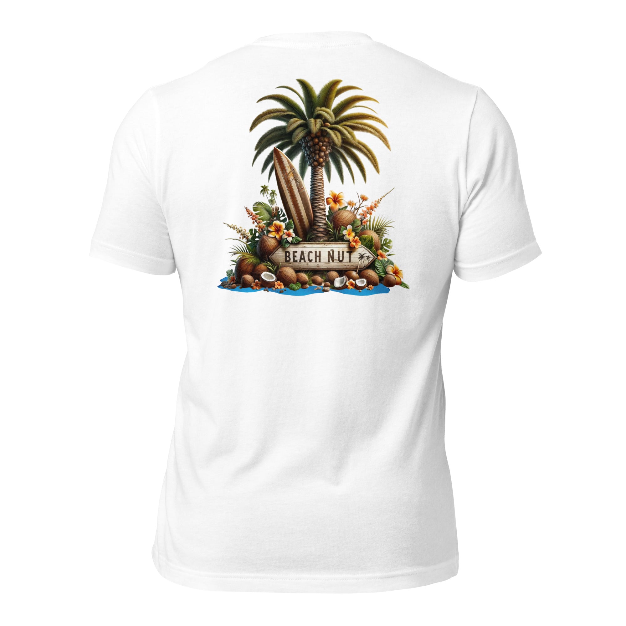 Carefree Spirit of the Tropics With Our Beach Nut T-Shirt by Lucas Islander.