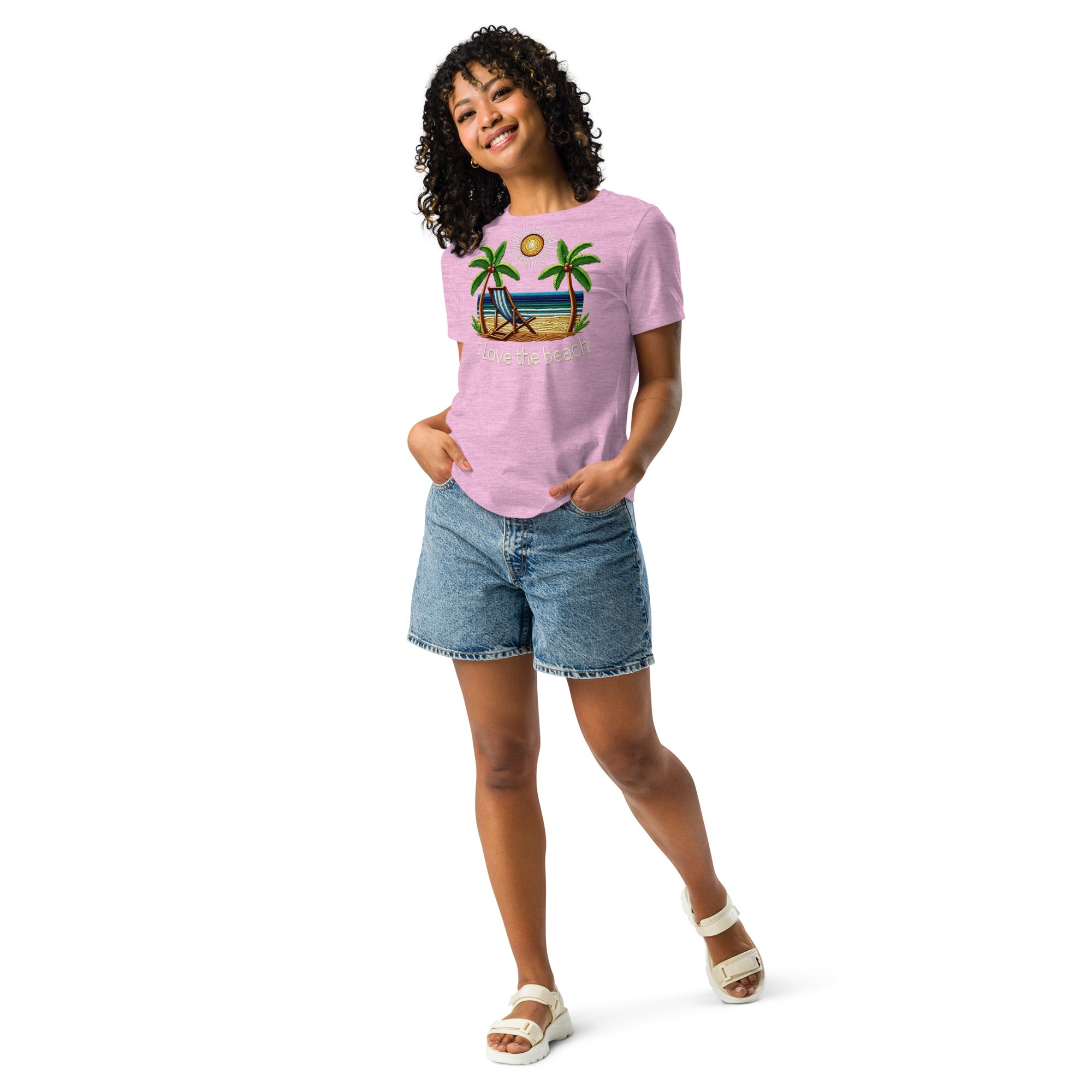 Discover the Softest Women's T-shirt: I Love the Beach | Lucas Islander