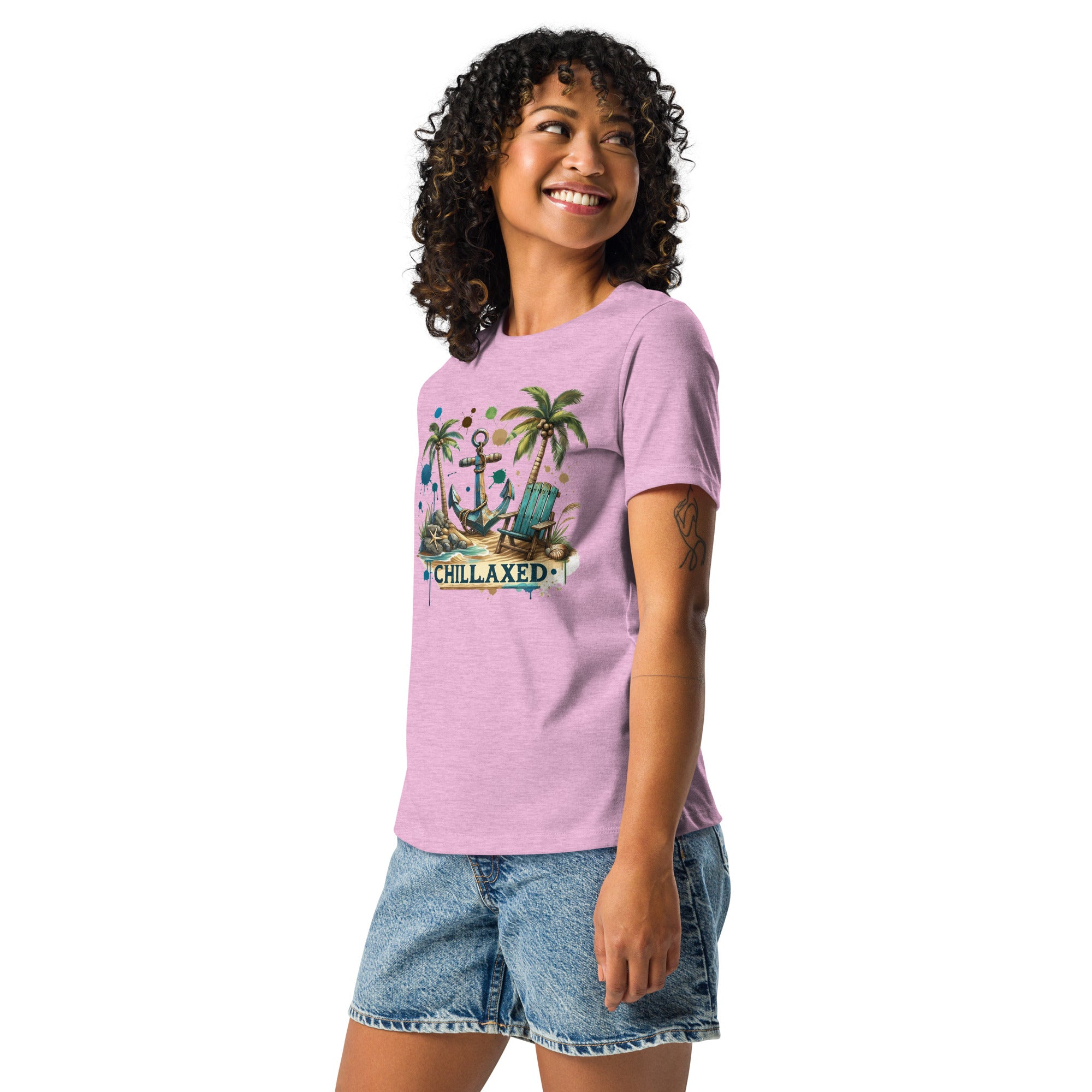 Embrace the Island Life in Style Chillaxed Women's T-Shirt